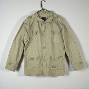 KREW Military Jacket Coat Mens Size XL Green KR3W Andrew Reynolds Skateboarding